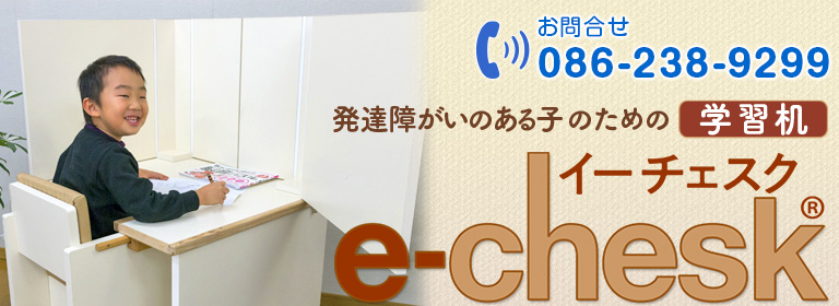 発達障害児用学習机・療育家具「イーチェスク」